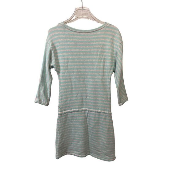 Victoria Secret Sweater Dress Striped Grey Blue XS New - Picture 2 of 4